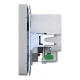 D-Life розетка з 2 USB, 3А, тип А+С, сталевий Merten MTN2367-6036 Schneider Electric