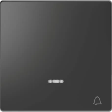 Schneider Electric Merten MTN3325-6034. D-life клавіша для led дзвінка, антрацитовий