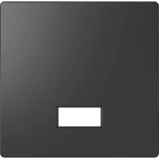 Schneider Electric Merten MTN3350-6034. D-life клавіша з прямокутним віконцем для символів, антрацитовий