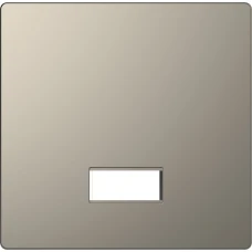 Schneider Electric Merten MTN3350-6050. D-life клавіша з прямокутним віконцем для символів, нікелевий