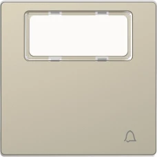 Schneider Electric Merten MTN3365-6033. D-life клавіша з полем для напису та символом "Дзвінок", сахара
