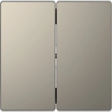 Schneider Electric Merten MTN3400-6050. D-life клавіша подвійна, нікелевий