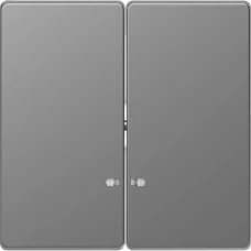 Schneider Electric Merten MTN3420-6036. D-life клавіша подвійна для LED, сталевий