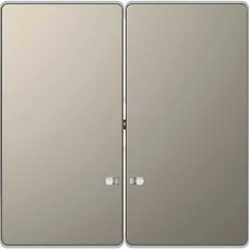 Schneider Electric Merten MTN3420-6050. D-life клавіша подвійна для LED, нікелевий