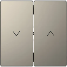 Schneider Electric Merten MTN3855-6050. D-life клавіша для кнопкового вимикача жалюзі, нікелевий