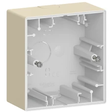 Schneider Electric Merten MTN4014-6533. D-Life коробка для накладного монтажу, 1 пост, сахара
