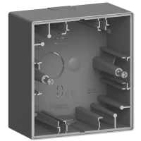 Schneider Electric Merten MTN4014-6534. D-Life коробка для накладного монтажу, 1 пост, антрацитовий