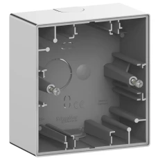 Schneider Electric Merten MTN4014-6536. D-Life коробка для накладного монтажу, 1 пост, сталевий