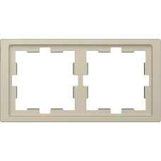 Schneider Electric Merten MTN4020-6533. D-life рамка 2-постова, сахара