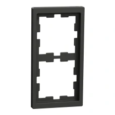 Schneider Electric Merten MTN4020-6534. D-life рамка 2-постова, антрацитовий