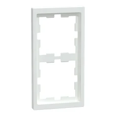 Schneider Electric Merten MTN4020-6535. D-life рамка 2-постова, білий лотос
