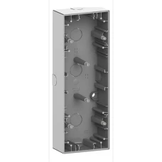 Schneider Electric Merten MTN4034-6536. D-Life коробка для накладного монтажу, 3 пости, сталевий