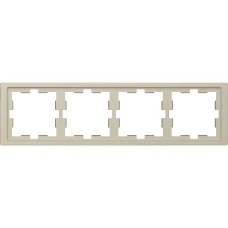 Schneider Electric Merten MTN4040-6533. D-life рамка 4-постова, сахара