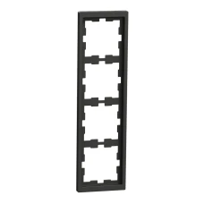 Schneider Electric Merten MTN4040-6534. D-life рамка 4-постова, антрацитовий