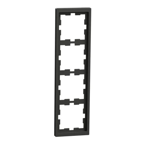 D-life рамка 4-постова, антрацитовий Merten MTN4040-6534 Schneider Electric