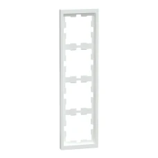 Schneider Electric Merten MTN4040-6535. D-life рамка 4-постова, білий лотос