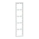D-life рамка 5-постова, білий лотос Merten MTN4050-6535 Schneider Electric