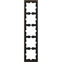 Schneider Electric Merten MTN4050-6552. D-life рамка 5-постова, мокко