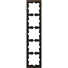 Schneider Electric Merten MTN4050-6552. D-life рамка 5-постова, мокко