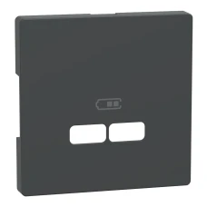 Schneider Electric Merten MTN4367-6034. D-life центральна плата для механізму зарядного пристрою USB, антрацитовий