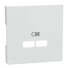 Schneider Electric Merten MTN4367-6035. D-life центральна плата для механізму зарядного пристрою USB, білий лотос