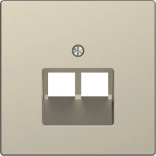 Schneider Electric Merten MTN4522-6033. D-life центральна плата для для розетки з роз’ємом RJ45, 2 пости, сахара