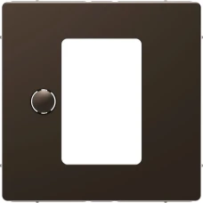 Schneider Electric Merten MTN5775-6052. D-life накладка для механізму терморегулятора із сенсорним дисплеєм, мокко