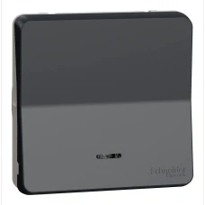 Schneider Electric Mureva Styl MUR35025. Механізм перемикача IP55 з підсвіткою, чорний