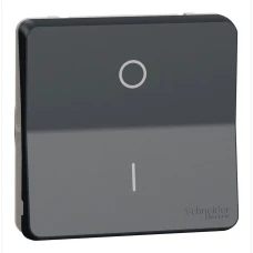 Schneider Electric Mureva Styl MUR35034. Механізм перемикача 2-полюсного IP55, чорний