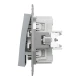 Вимикач одноклавішний, алюмінієвий Asfora EPH0100161 Schneider Electric