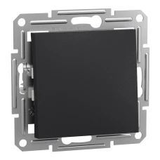 Schneider Electric Asfora EPH0100171. Вимикач одноклавішний, антрацитовий