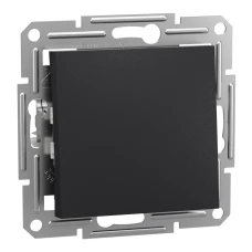 Schneider Electric Asfora EPH0400171. Перемикач одноклавішний, антрацитовий