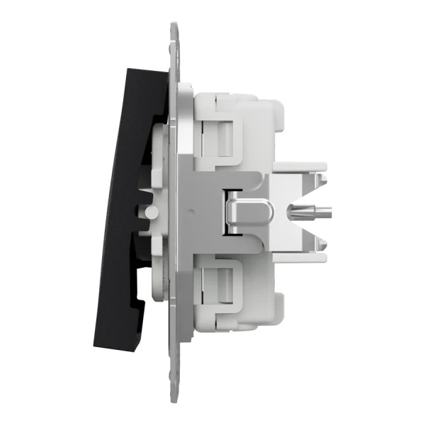 Вимикач трьохклавішний, антрацитовий Asfora EPH2100171 Schneider Electric - Фото 2