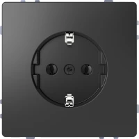 Schneider Electric Merten MTN2301-6034. D-Life розетка з/к без шторки, антрацитовий