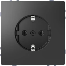 Schneider Electric Merten MTN2301-6034. D-Life розетка з/к без шторки, антрацитовий