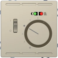 Schneider Electric Merten MTN5764-6033. D-life терморегулятор з перемикачем та центральною платою, сахара