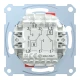 Механізм 2-клавішного перемикача, прохідний Merten MTN3126-0000 Schneider Electric