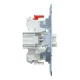 Механізм 2-клавішного перемикача, прохідний Merten MTN3126-0000 Schneider Electric