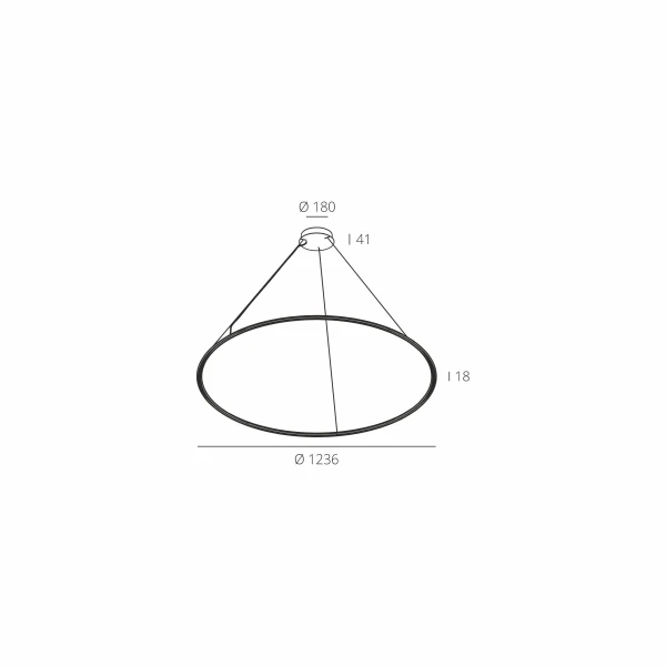 Світлодіодна люстра Skarlat CIRO RHL7791 48W BK 4000K чорний 1739849 - Фото 2