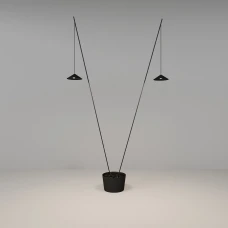 Skarlat MARIS RLL8110 2×10W BK 4000K чорний 1695459. Торшер