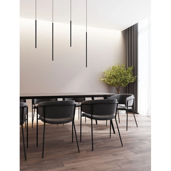 Підвісний світильник Skarlat GRACE RHL7767 3W BK 3000K чорний 1695425 - Фото 3