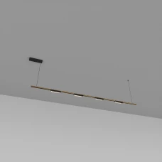 Skarlat LACE RHL7788 25W GD+BK 4000K чорний;золотий 61416. Люстра світлодіодна