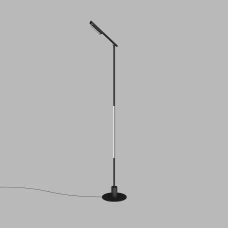 Skarlat LACE RLL8101 12W+6W BK 4000K білий;чорний 1695460. Торшер