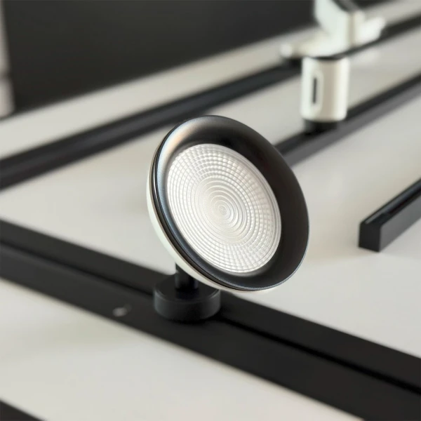 Магнітний трековий світильник Skarlat NUVIA RCZ-MZ09 7W WH+BK 4000K чорний;білий 1740964 - Фото 7