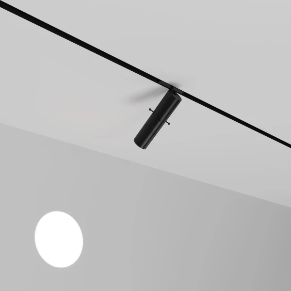 Магнітний трековий світильник Skarlat PICO RGD2031 28W BK 3000K чорний 1695563 - Фото 3