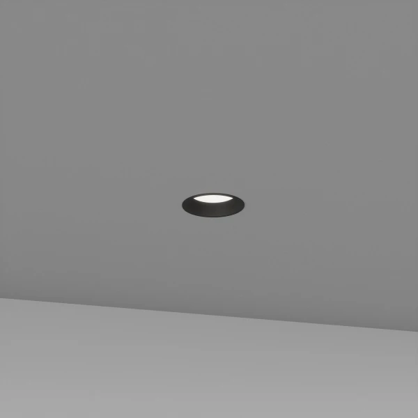 Світильник точковий врізний Skarlat PURE RDL73032 15W BK 3000K чорний 1740892 - Фото 1