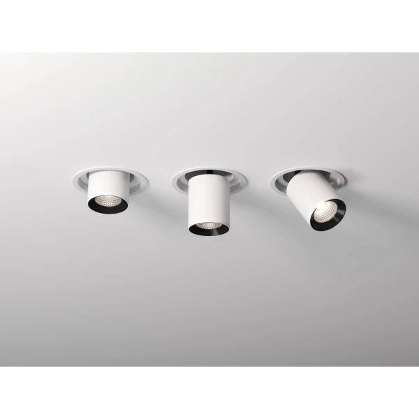 Світильник точковий врізний Skarlat CINI RSL74114 25W WH+BK 4000K білий;чорний 61192 - Фото 3