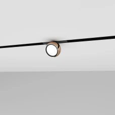 Skarlat FALLON RGD2020 12W BK+RGD 3000K чорний;рожеве золото 32644. Магнітний світильник