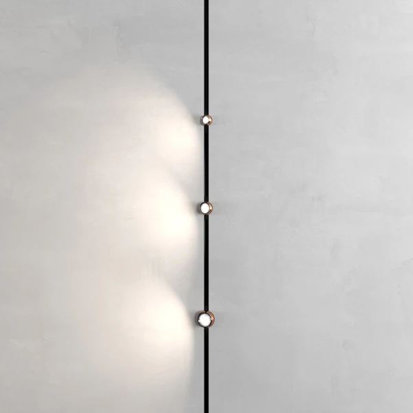 Магнітний трековий світильник Skarlat FALLON RGD2020 12W BK+RGD 3000K чорний;рожеве золото 32644 - Фото 8