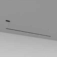 Skarlat LACE RHL7789 38W BK 3000K чорний 61417. Люстра світлодіодна